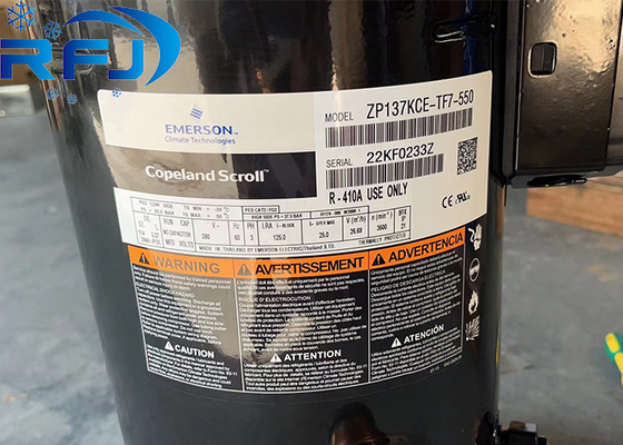 Refrigeration Copeland Scroll Compressor ZP137KCE-TF7-550 380V 3Phase 60Hz