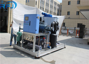 Full Automatic Control  Flake Ice Machine Energy Saving For Food Processing