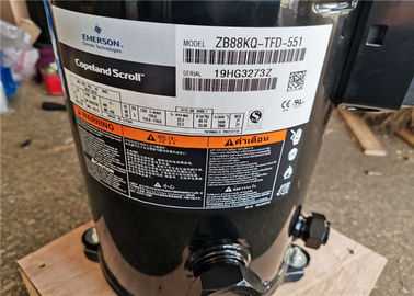 R22 Copeland Scroll Compressor 12HP 3 Phase ZB88KQ-TFD-551 AC Power Stainless Steel