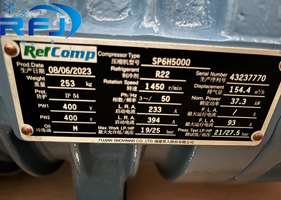 kaufen RefComp Halbhermetischer Kompressor SP6H5000 Neuer Original online manufacture