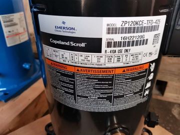 kaufen Anti-Rollen-Abkühlungs-Kompressor 10HP R410 ZP120KCE-TFD-425 Corresion Copeland online manufacture