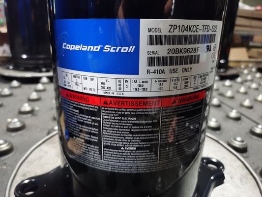 Niedriger hermetischer Kompressor des Temperatur 3HP Copeland-Rollen-Kompressor-ZB21KQE-TFD-558