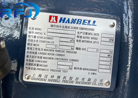 Hanbell Schraubkompressor RC-2-300B-W 67HP für die Kühlindustrie