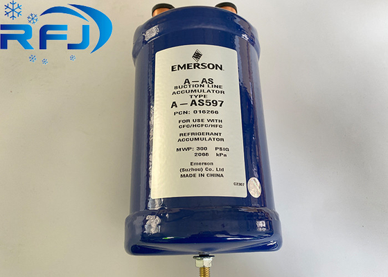 Emerson A-AS597 Saugleitung Kühlstoff Akkumulator mit 9 in Höhe Teile Programm