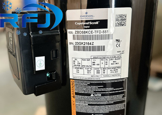 ZBD-Serie Copeland Kühlkompressor 8 PS ZBD58KCE-TFD-551