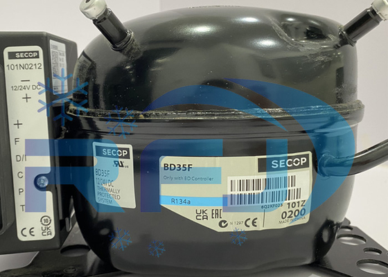 BD35F Hermetischer Kolbenkühlkompressor R134a 100-240V/50-60Hz