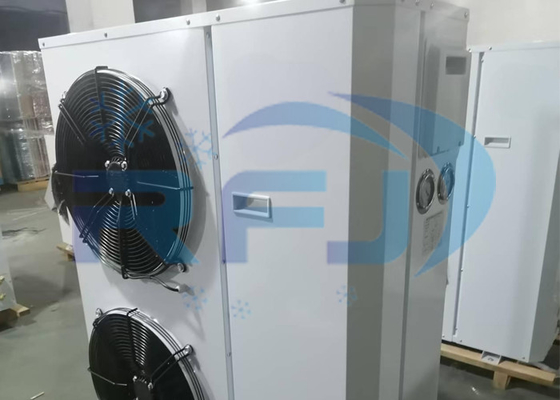 Doppelventilator-Box-Einheit Mittel-Hochtemperatur-Kondensationseinheit zur Kühlung R404A R22