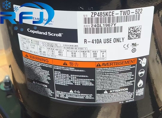 Niedertemperatur-Rollkompressor ZP485KCE-TWD-522 für kommerzielle Kühlsysteme