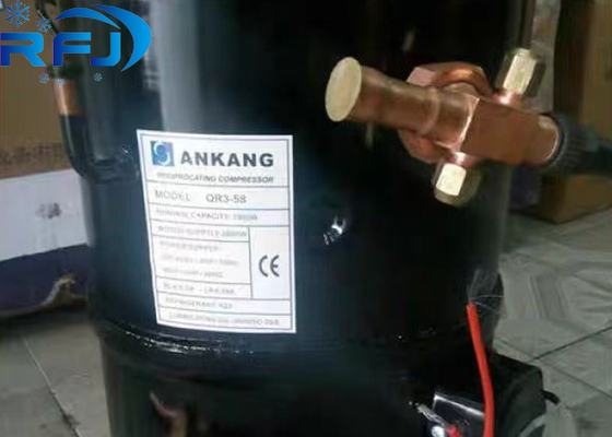 3HP R404a QR3-58 Ankang Hermetischer Kolbenkühlkompressor 220-460V 3PH 50Hz oder 60Hz