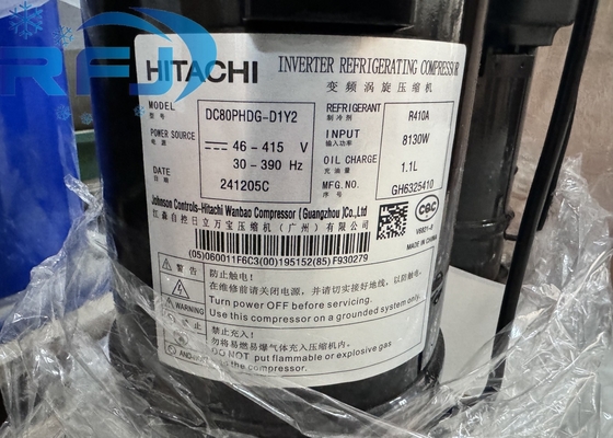 R410A Kältemittel AC-Rollkompressor HITACHI DC80PHDG-D1Y2 für Kühlbedarf